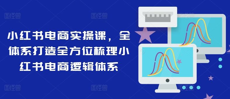 小红书电商实操课，全体系打造全方位梳理小红书电商逻辑体系-轻创淘金网